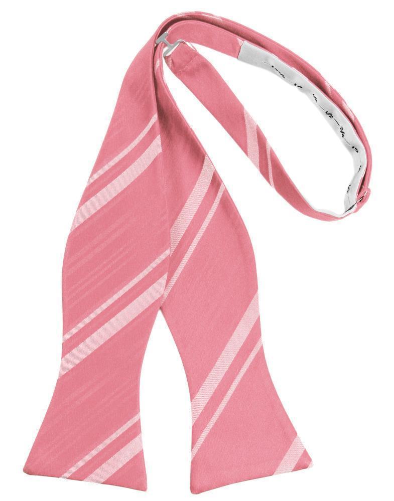 Guava Striped Satin Necktie Guava Striped Satin Necktie