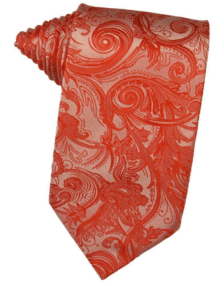 Persimmon Tapestry Necktie Persimmon Tapestry Necktie