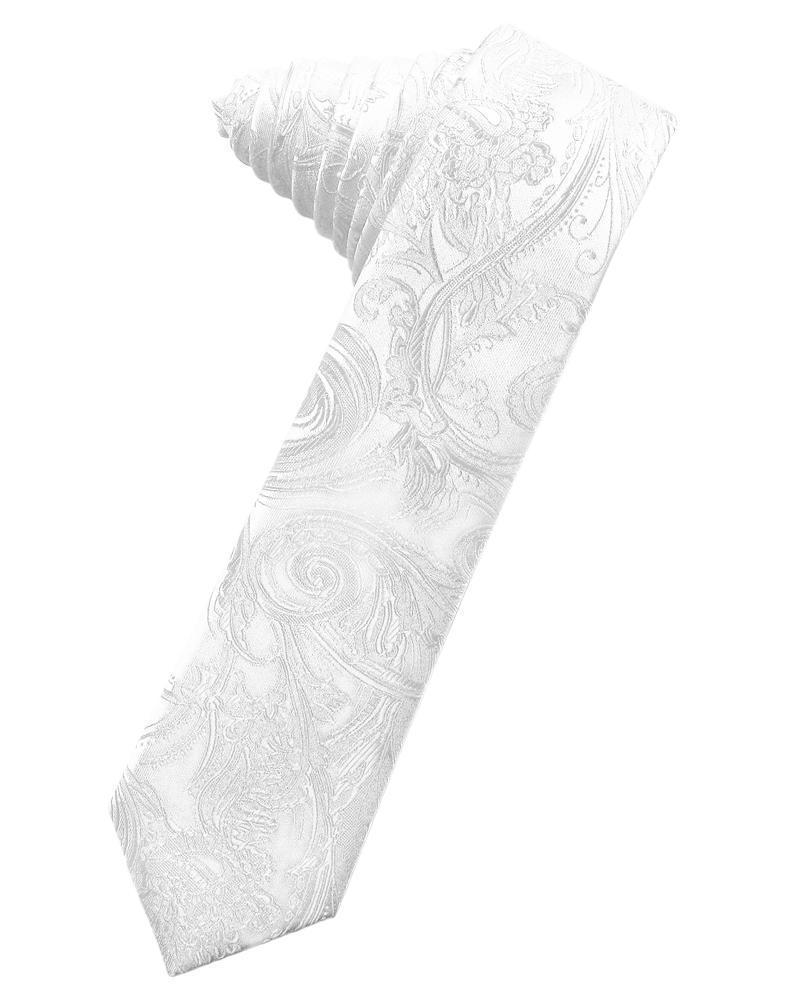 White Tapestry Necktie White Tapestry Necktie