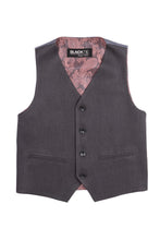 BLACKTIE "Liam" Kids Charcoal Suit (5-Piece Set)