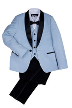 BLACKTIE "London" Kids Powder Blue Tuxedo (5-Piece Set)