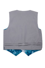 Little Tuxedos "Mason" Kids Light Grey Suit (5-Piece Set)