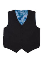 Little Tuxedos "Mason" Kids Black Suit (5-Piece Set)