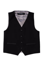 BLACKTIE "London" Kids Onyx Black Tuxedo (5-Piece Set)
