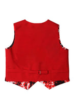 Little Tuxedos "Mason" Kids Red Suit (5-Piece Set)