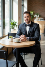 Xander Xiao "Amsterdam" Black Tuxedo Jacket