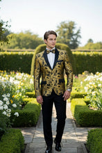 Xander Xiao "Amsterdam" Gold Tuxedo Jacket