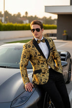 Xander Xiao "Amsterdam" Gold Tuxedo Jacket