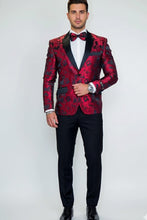 Xander Xiao "Amsterdam" Red Tuxedo Jacket