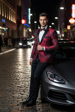 Xander Xiao "Amsterdam" Red Tuxedo Jacket