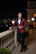 Xander Xiao "Amsterdam" Red Tuxedo Jacket