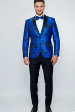 Xander Xiao "Amsterdam" Royal Blue Tuxedo Jacket