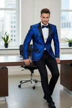 Xander Xiao "Amsterdam" Royal Blue Tuxedo Jacket