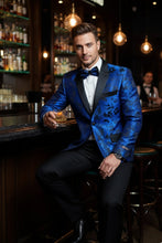 Xander Xiao "Amsterdam" Royal Blue Tuxedo Jacket