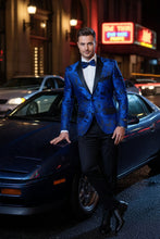 Xander Xiao "Amsterdam" Royal Blue Tuxedo Jacket
