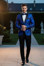 Xander Xiao "Amsterdam" Royal Blue Tuxedo Jacket
