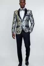 Xander Xiao "Amsterdam" Silver Tuxedo Jacket