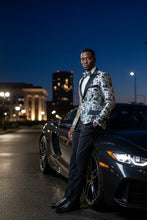 Xander Xiao "Amsterdam" Silver Tuxedo Jacket