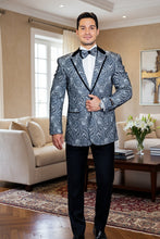 Xander Xiao "Atlantis" Black Blazer Jacket