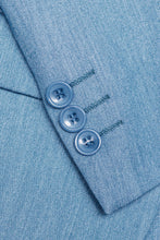 BLACKTIE "Liam" Kids Denim Blue Suit (5-Piece Set)