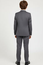BLACKTIE "Liam" Kids Charcoal Suit (5-Piece Set)