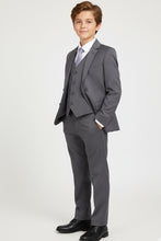 BLACKTIE "Liam" Kids Charcoal Suit (5-Piece Set)
