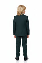 BLACKTIE "Liam" Kids Hunter Green Suit (5-Piece Set)