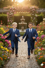 BLACKTIE "Liam" Kids Indigo Suit (5-Piece Set)