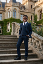 BLACKTIE "Liam" Kids Midnight Blue Suit (5-Piece Set)