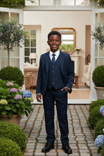 BLACKTIE "Liam" Kids Midnight Blue Suit (5-Piece Set)