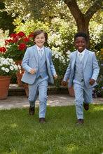 BLACKTIE "Liam" Kids Powder Blue Suit (5-Piece Set)