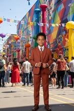 BLACKTIE "Liam" Kids Rust Suit (5-Piece Set)