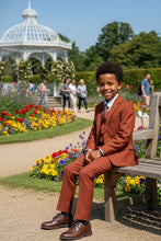 BLACKTIE "Liam" Kids Rust Suit (5-Piece Set)