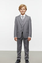 BLACKTIE "Liam" Kids Vintage Grey Suit (5-Piece Set)