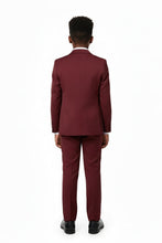 BLACKTIE "Liam" Kids Wine Suit (5-Piece Set)