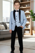 BLACKTIE "London" Kids Powder Blue Tuxedo (5-Piece Set)