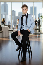 BLACKTIE "London" Kids Powder Blue Tuxedo (5-Piece Set)