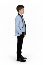 BLACKTIE "London" Kids Powder Blue Tuxedo (5-Piece Set)