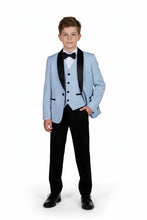BLACKTIE "London" Kids Powder Blue Tuxedo (5-Piece Set)