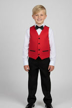 BLACKTIE "London" Kids Red Tuxedo (5-Piece Set)