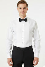 Cardi "Charles" White Spread Collar Tuxedo Shirt
