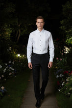 Cardi "Charles" White Spread Collar Tuxedo Shirt
