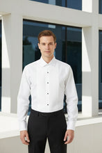 Cardi "Charles" White Spread Collar Tuxedo Shirt