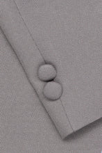 Little Tuxedos "Mason" Kids Medium Grey Suit (5-Piece Set)