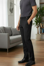 Cardi "Ethan" Black Super 150's Luxury Viscose Blend Suit Pants