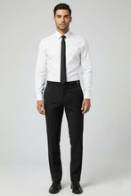 Cardi "Ethan" Black Super 150's Luxury Viscose Blend Suit Pants