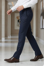 Cardi "Ethan" Navy Super 150's Luxury Viscose Blend Suit Pants