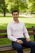 Cardi "Jamison" Pink Twill Spread Collar Dress Shirt