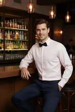 Cardi "Jamison" Pink Twill Spread Collar Dress Shirt