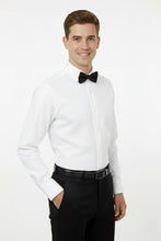 Cardi "Jamison" White Twill Spread Collar Dress Shirt